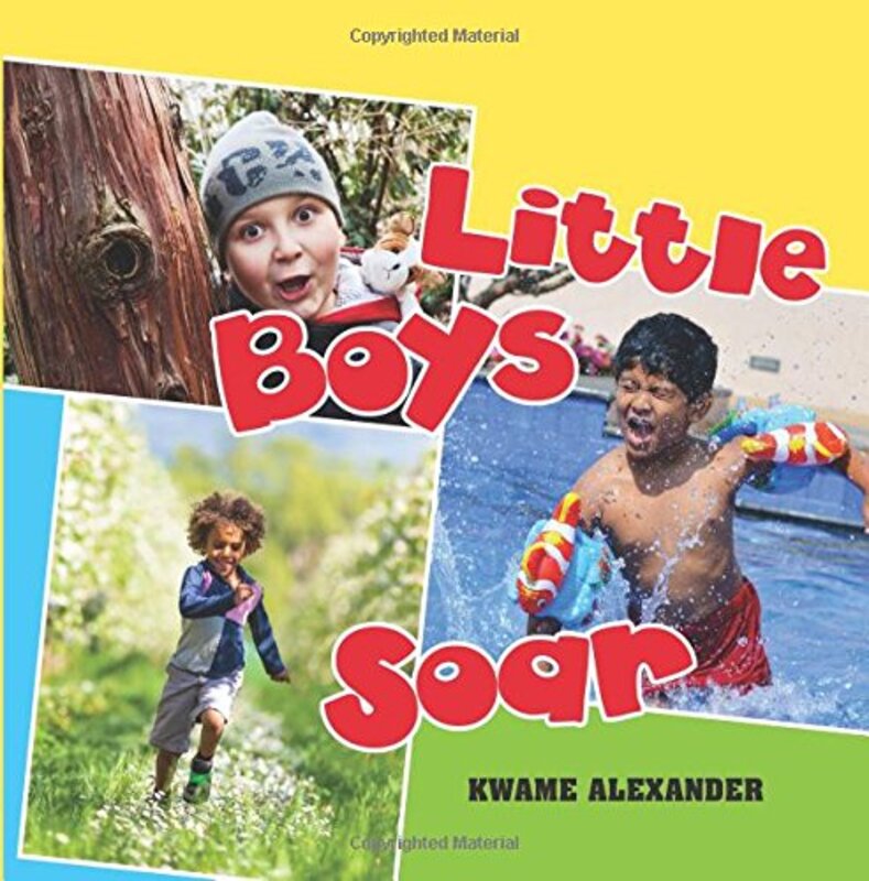 Book cover for "Little Boys Soar" by Kwame Alexander