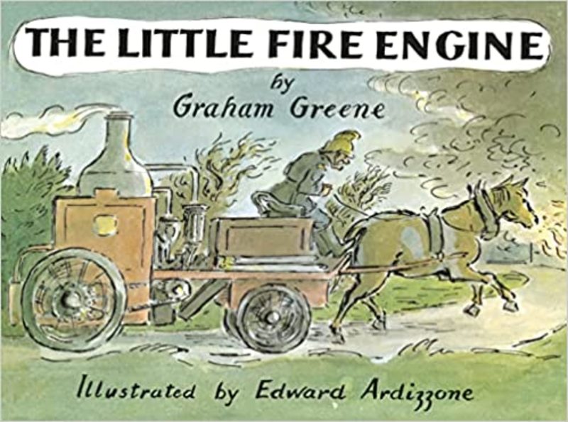 Book cover for "The Little Fire Engine" by Graham Greene