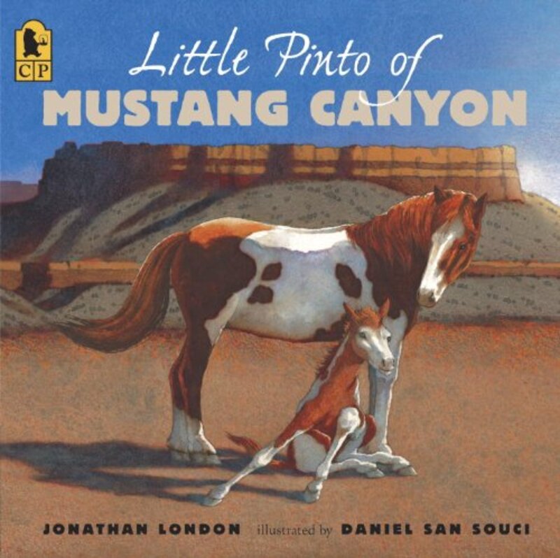 Book cover for "Little Pinto of Mustang Canyon" by Jonathan London
