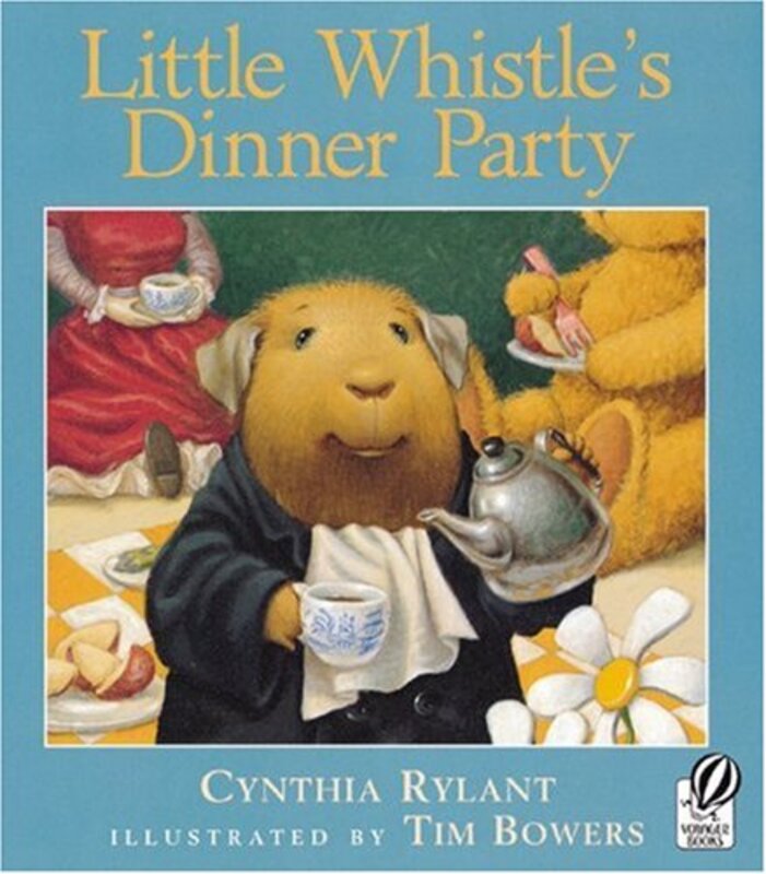 Book cover for "Little Whistle's Dinner Party" by Cynthia Rylant