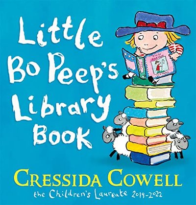 Book cover for "Little Bo Peep's Library Book" by Cressida Cowell