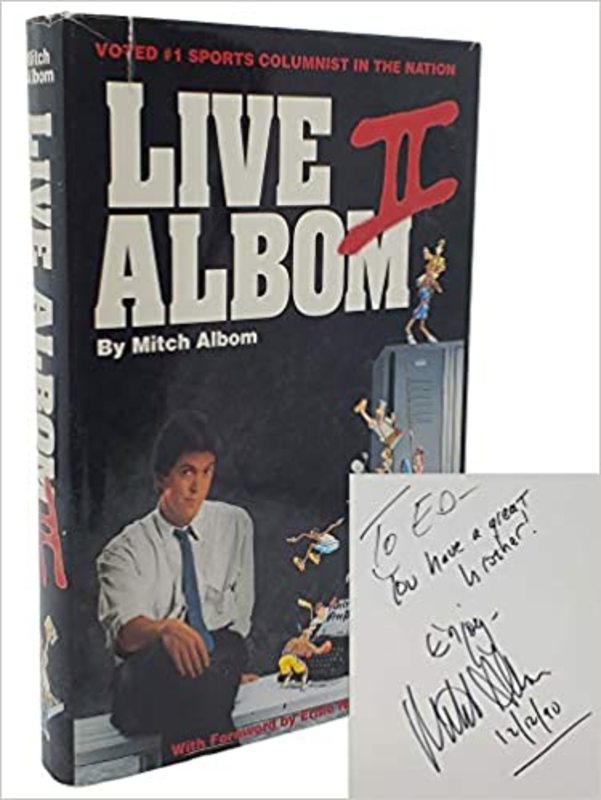 Book cover for "Live Albom II" by Mitch Albom
