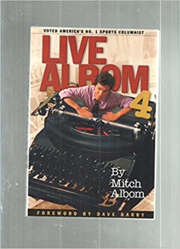 Book cover for "Live Albom IV" by Mitch Albom