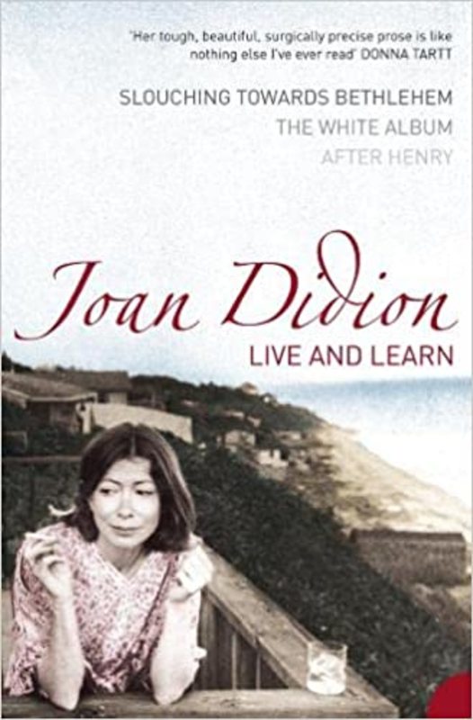 Book cover for "Live and Learn" by Joan Didion