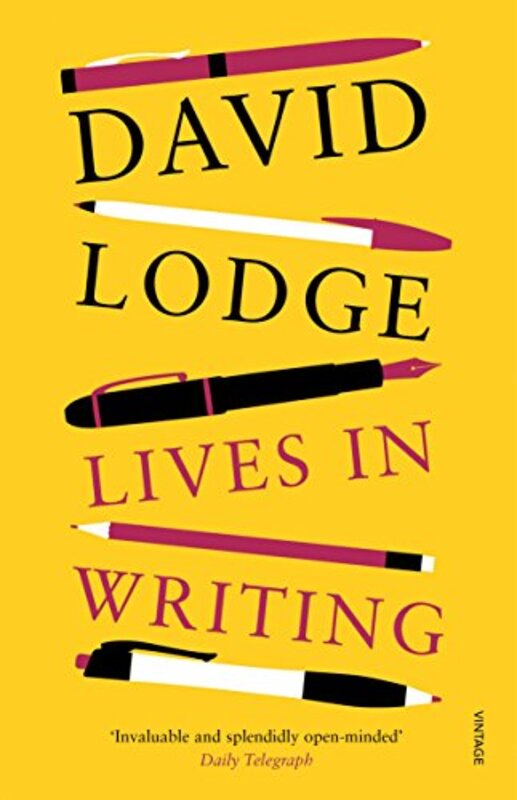 Book cover for "Lives in Writing" by David Lodge