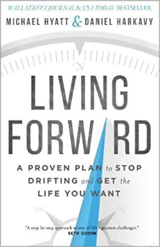 Book cover for "Living Forward"