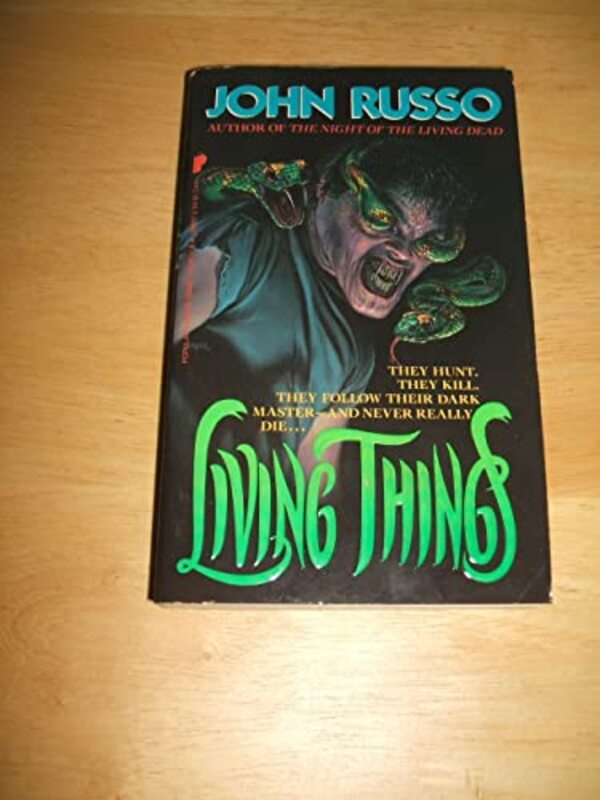 Book cover for "Living Things" by John A Russo