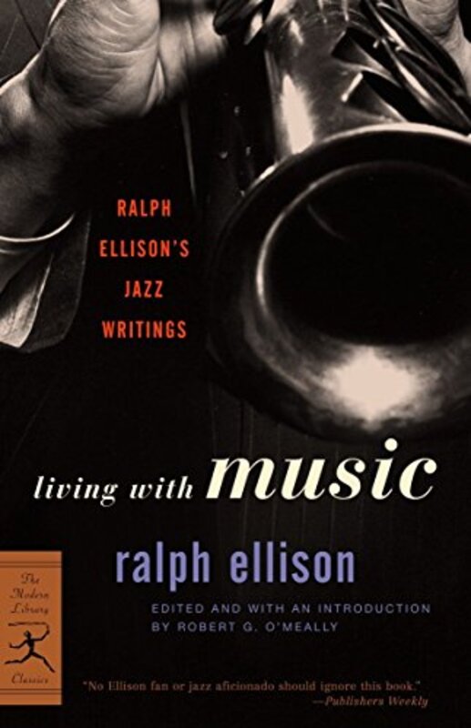 Book cover for "Living with Music" by Ralph Ellison