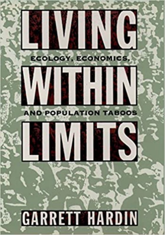 Book cover for "Living within Limits" by Garrett Hardin