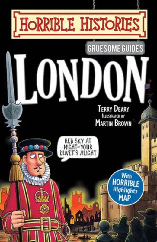 Book cover for "Loathsome London" by Terry Deary