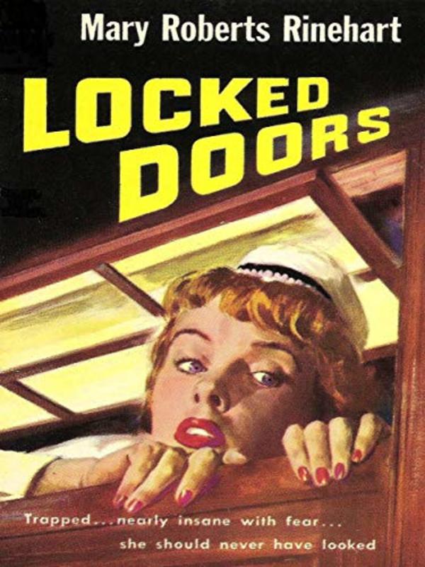 Book cover for "Locked Doors" by Mary Roberts Rinehart