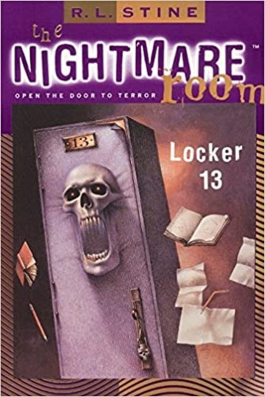 Book cover for "Locker 13" by RL Stine