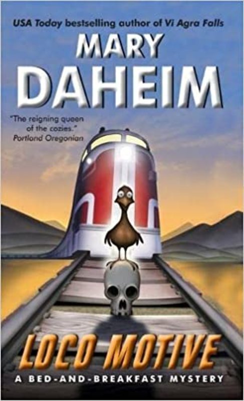 Book cover for "Loco Motive" by Mary Daheim
