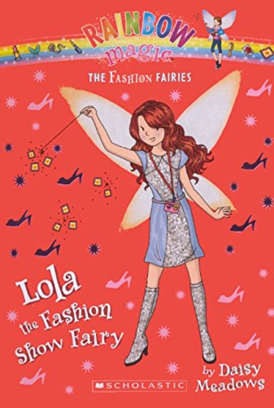 Book cover for "Lola the Fashion Show Fairy" by Daisy Meadows