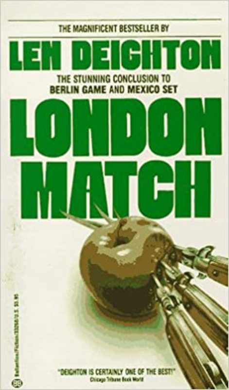 Book cover for "London Match" by Len Deighton