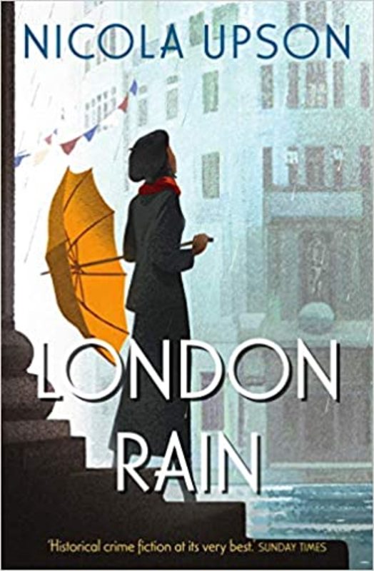 Book cover for "London Rain" by Nicola Upson