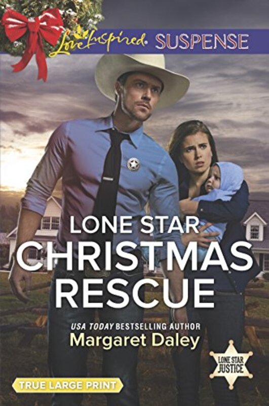 Book cover for "Lone Star Christmas Rescue" by Margaret Daley