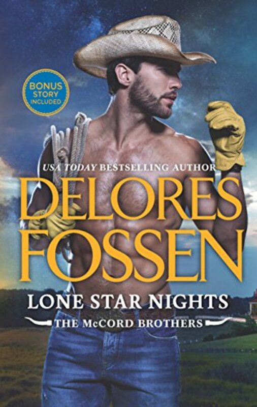 Book cover for "Lone Star Nights" by Delores Fossen