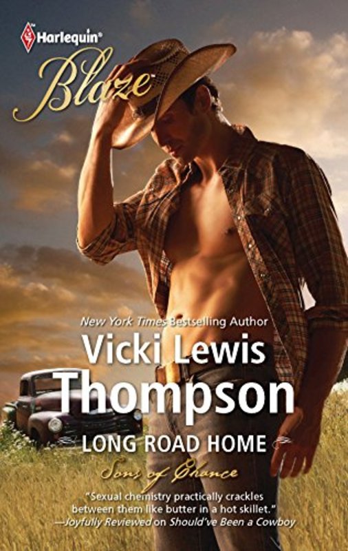 Book cover for "Long Road Home" by Vicki Lewis Thompson
