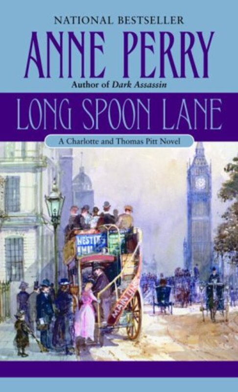 Book cover for "Long Spoon Lane" by Anne Perry