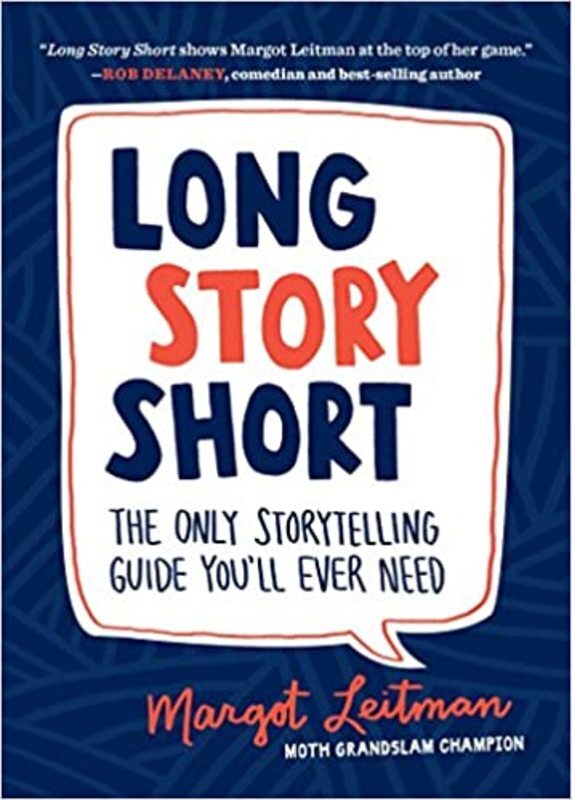 Book cover for "Long Story Short" by Margot Leitman