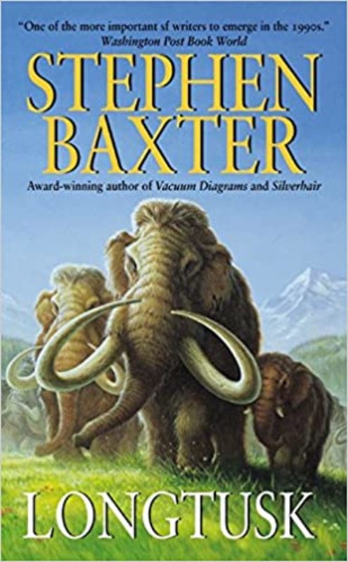 Book cover for "Long Tusk" by Stephen Baxter