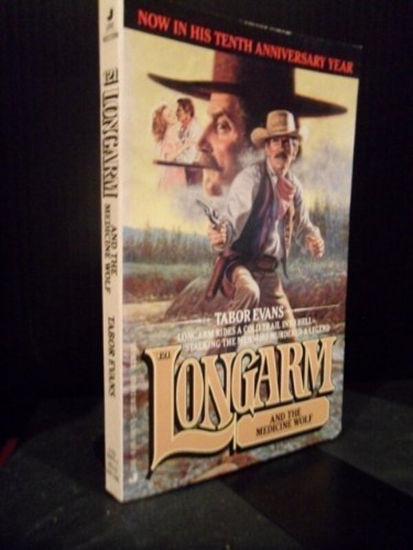 Book cover for "Longarm And The Medicine Wolf" by Tabor Evans