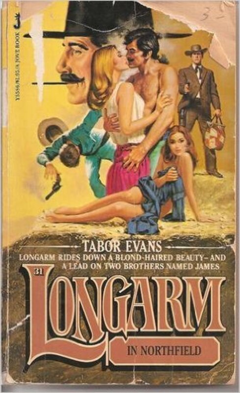 Book cover for "Longarm In Northfield" by Tabor Evans