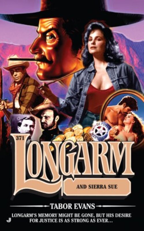 Book cover for "Longarm and Sierra Sue" by Tabor Evans