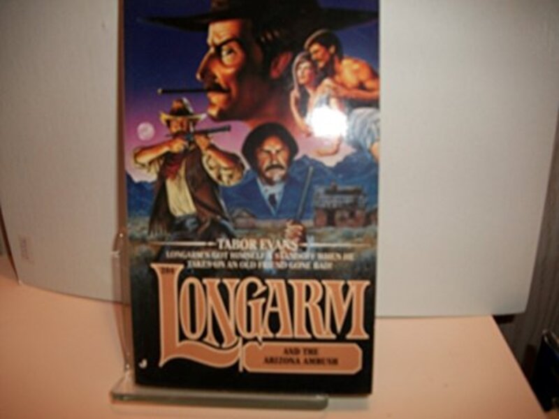 Book cover for "Longarm and the Arizona Ambush" by Tabor Evans