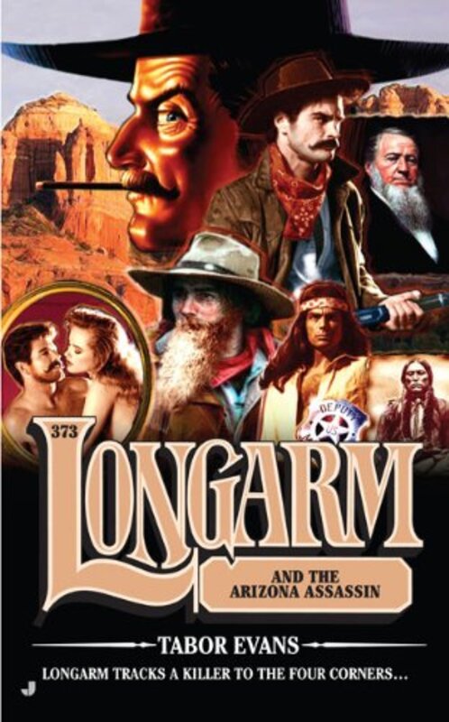 Book cover for "Longarm and the Arizona Assassin" by Tabor Evans