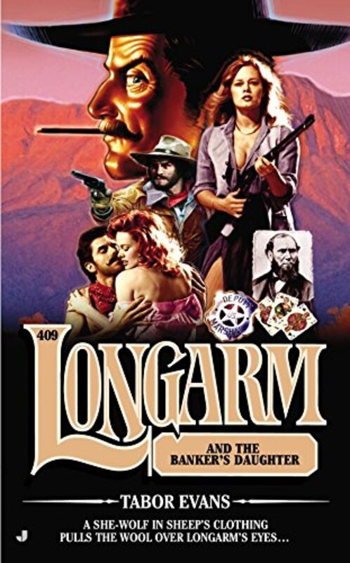 Book cover for "Longarm and the Banker's Daughter" by Tabor Evans