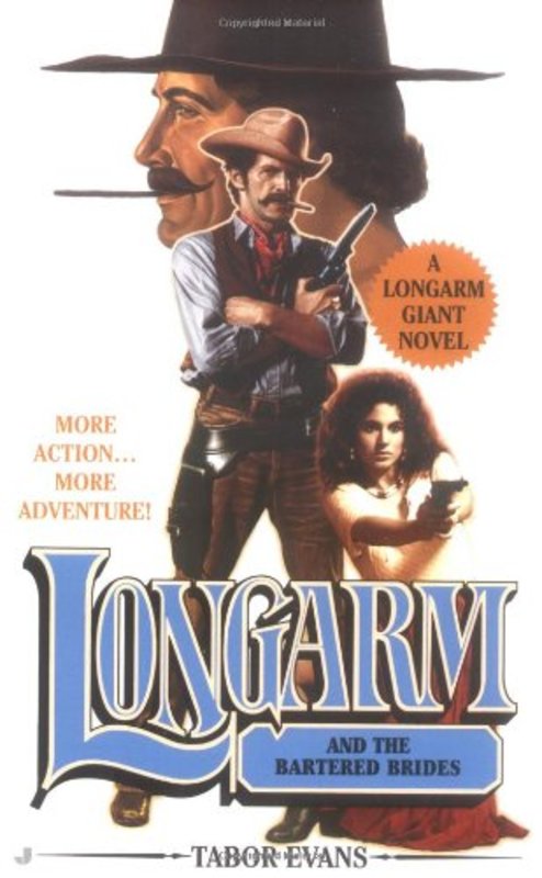 Book cover for "Longarm and the Bartered Brides" by Tabor Evans