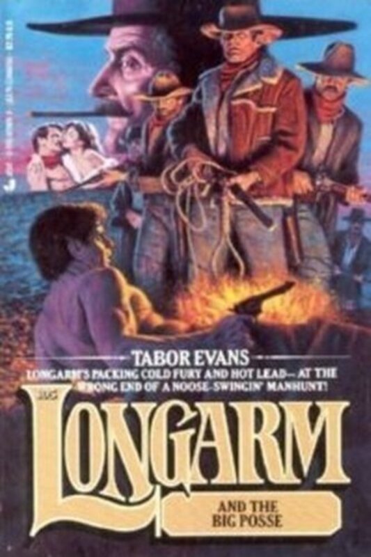Book cover for "Longarm and the Big Posse" by Tabor Evans
