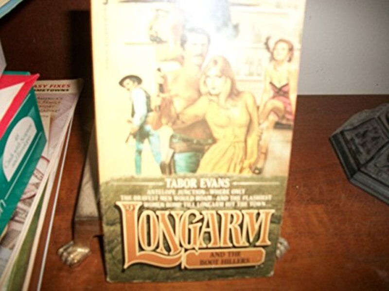 Book cover for "Longarm and the Boot Hillers" by Tabor Evans