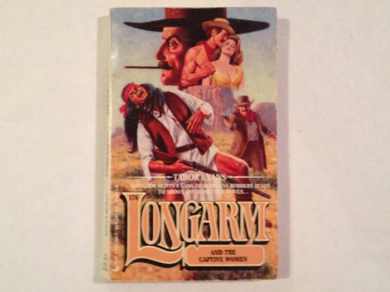 Book cover for "Longarm and the Captive Women" by Tabor Evans