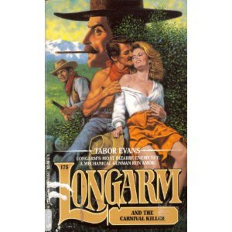 Book cover for "Longarm and the Carnival Killer" by Tabor Evans