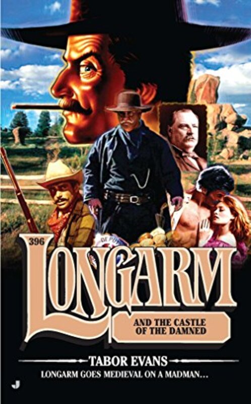 Book cover for "Longarm and the Castle of the Damned" by Tabor Evans