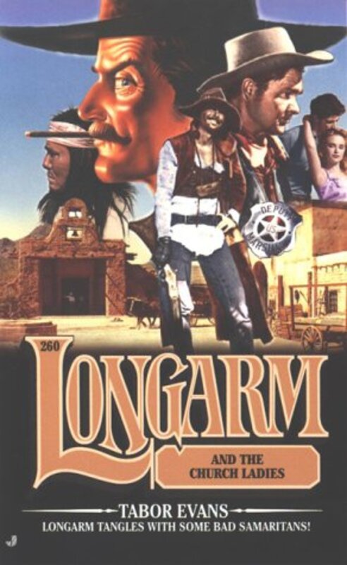 Book cover for "Longarm and the Church Ladies" by Tabor Evans