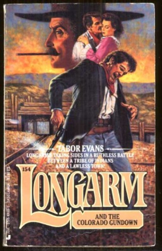 Book cover for "Longarm and the Colorado Gundown" by Tabor Evans