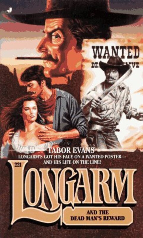 Book cover for "Longarm and the Dead Man's Reward" by Tabor Evans