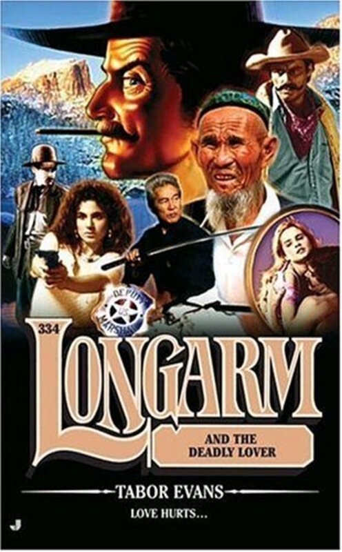 Book cover for "Longarm and the Deadly Lover" by Tabor Evans