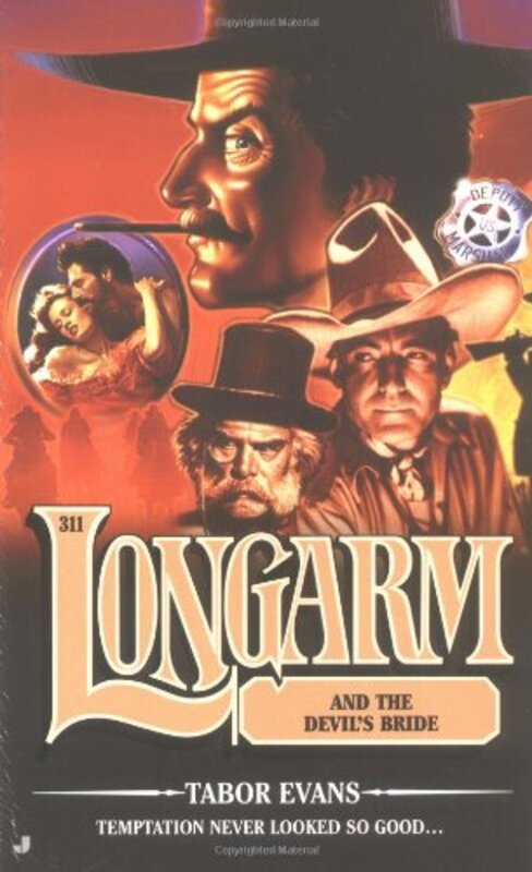 Book cover for "Longarm and the Devil's Bride" by Tabor Evans