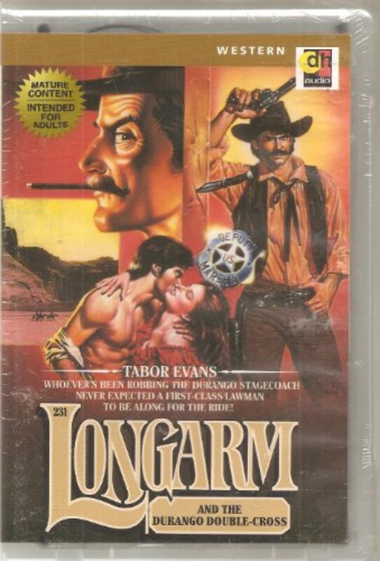 Book cover for "Longarm and the Durango Double-Cross" by Tabor Evans