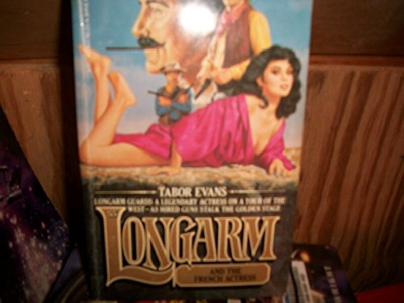 Book cover for "Longarm and the French Actress" by Tabor Evans