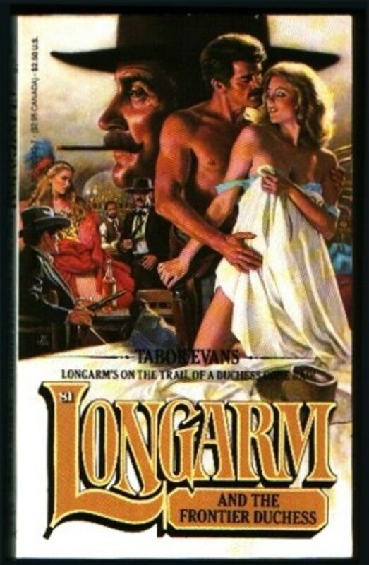 Book cover for "Longarm and the Frontier Duchess" by Tabor Evans