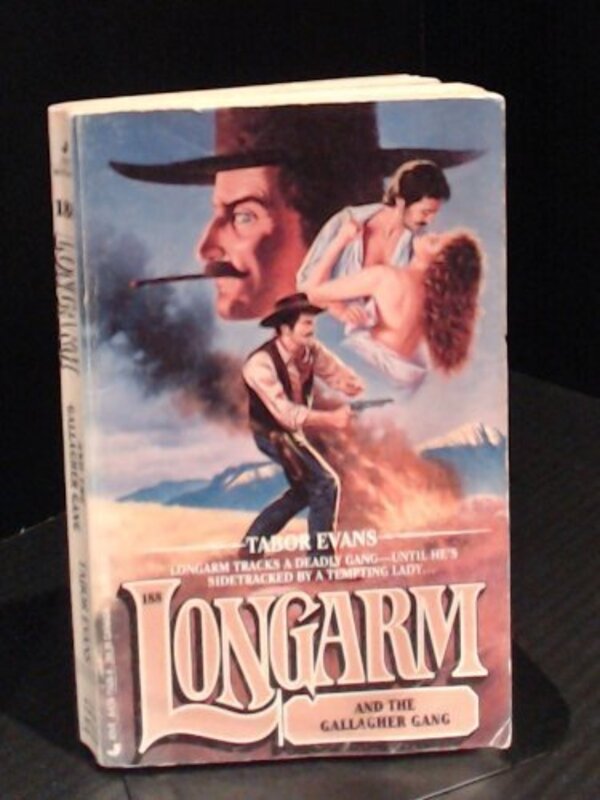 Book cover for "Longarm and the Gallagher Gang" by Tabor Evans