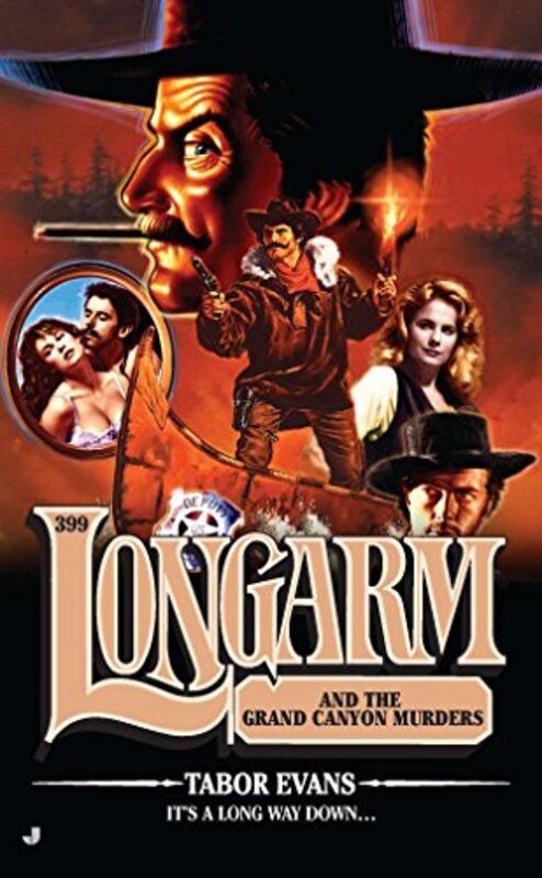Book cover for "Longarm and the Grand Canyon Murders" by Tabor Evans