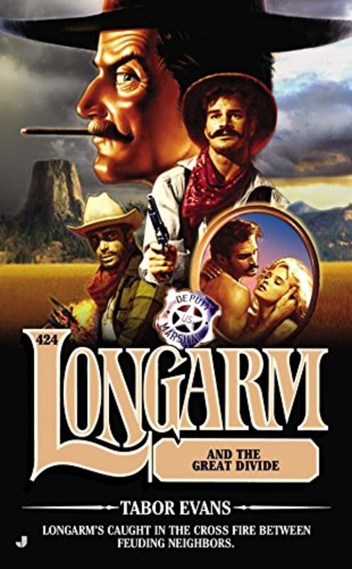 Book cover for "Longarm and the Great Divide" by Tabor Evans