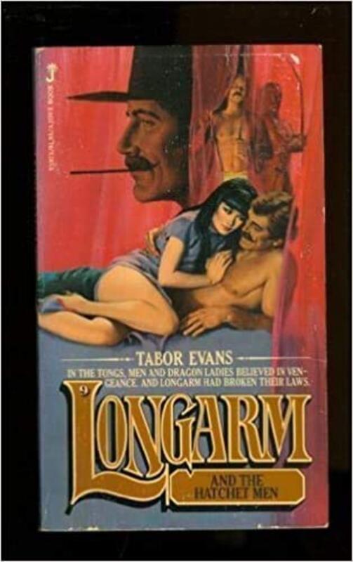 Book cover for "Longarm and the Hatchet Men" by Tabor Evans